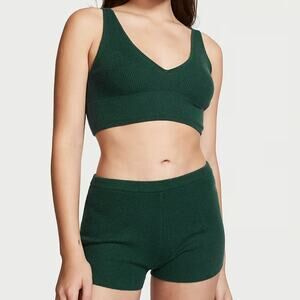 RARE Victoria Secret Cashmere Bralette Bottom Set